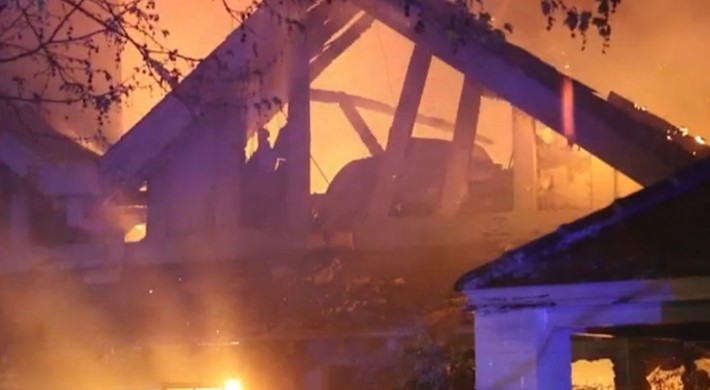 Heritage home destroyed by fire